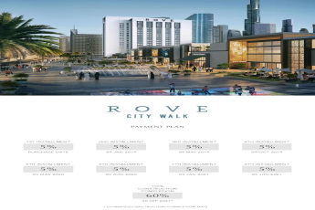 Get Return On Investment of 7 - 8.5% at Emaar Rove City Walk in Dubai